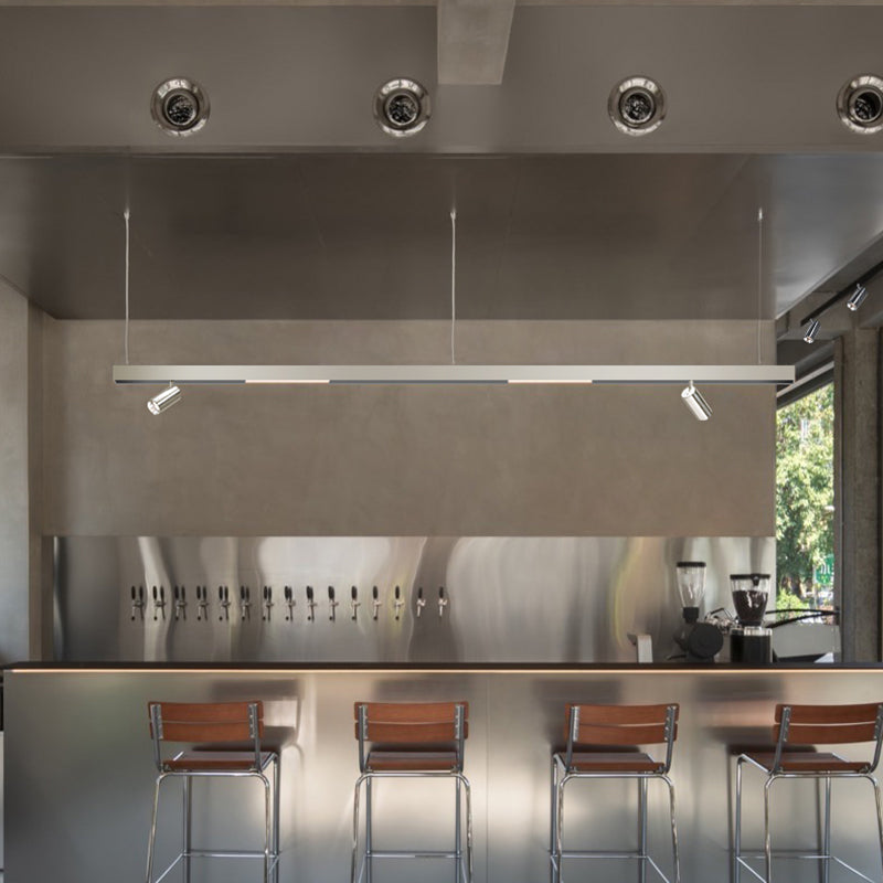 Adjustable Magnetic LED Track Lighting - Minimalist Linear Pendant Light For Home Office