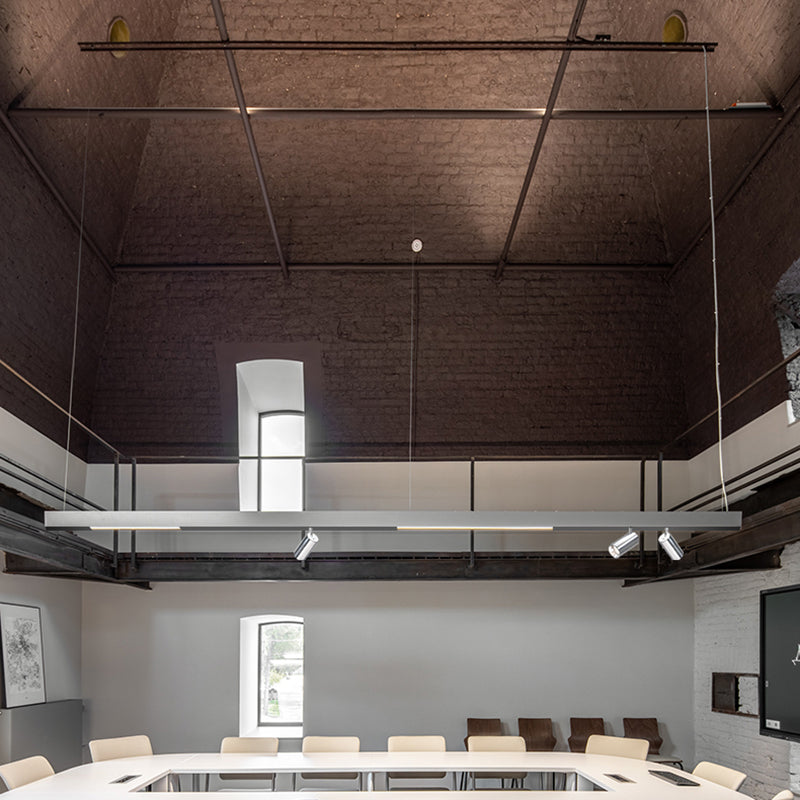 Adjustable Magnetic LED Track Lighting - Minimalist Linear Pendant Light For Home Office
