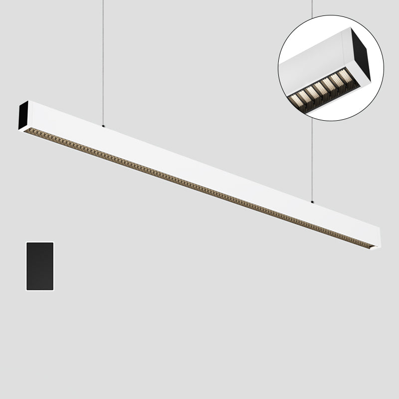 Strip Eye-Care Deep Anti-Glare LED Pendant Light - Minimalist Linear Pendant Light For Home Office