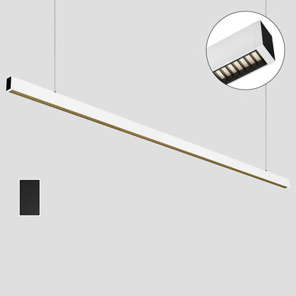 Strip Eye-Care Deep Anti-Glare LED Pendant Light - Minimalist Linear Pendant Light For Home Office