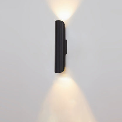 Modern Simplicity Iron Aluminum Roman Column Strip LED Wall Sconce Lamp For Bedside