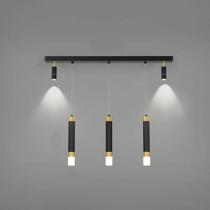Modern Light Luxury Hardware Acrylic LED Spotlight Island Light Chandelier