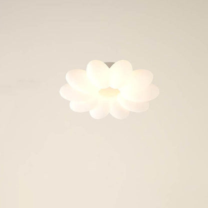 Modern Minimalist PVC Floral Shape LED Kids Flush Mount Ceiling Light