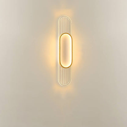 Creative Luxury Ring Acrylic Aluminum LED Wall Sconce Lamp