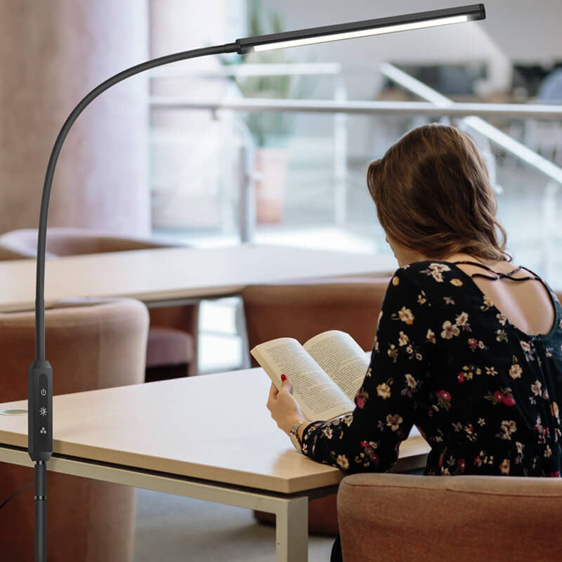 Modern ABS Adjustable Eye Protection LED Standing Floor Lamp