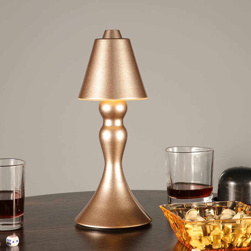 Modern Metal Rechargeable LED Table Lamp