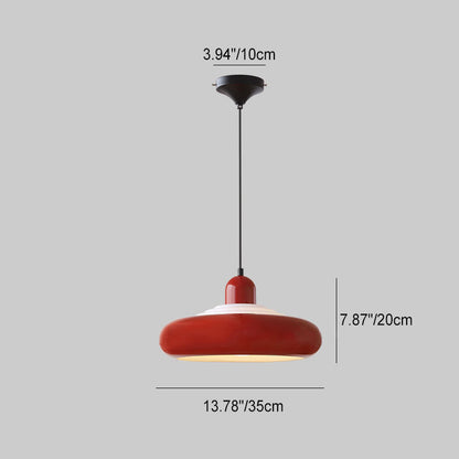 Contemporary Scandinavian Creative Geometric Dome Iron 1-Light Pendant Light For Dining Room