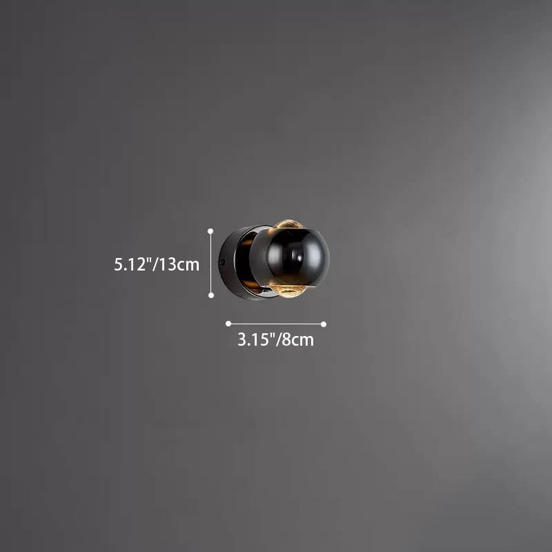 Modern Creative Iron Ball LED Wall Sconce Lamp For Living Room
