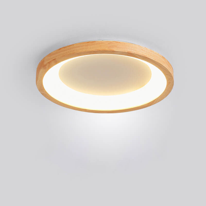 مصباح سقف LED بتصميم دائري على شكل جذوع الأشجار الإسكندنافية المعاصرة لغرفة المعيشة