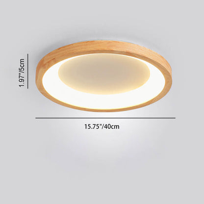 مصباح سقف LED بتصميم دائري على شكل جذوع الأشجار الإسكندنافية المعاصرة لغرفة المعيشة