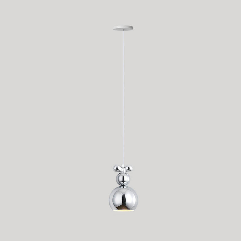 Modern Minimalist Hardware Design Sphere 1-light Pendant Light