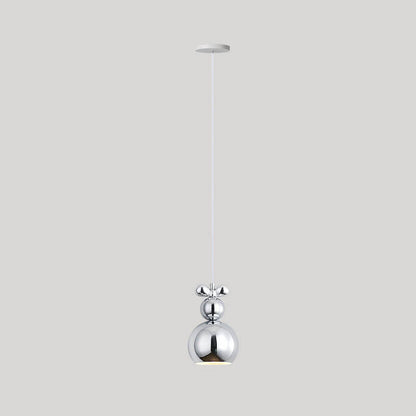 Modern Minimalist Hardware Design Sphere 1-light Pendant Light