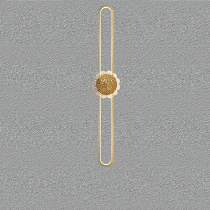 Industrial Full Copper Minimalist Creative Ring Design LED Wall Sconce Lamp