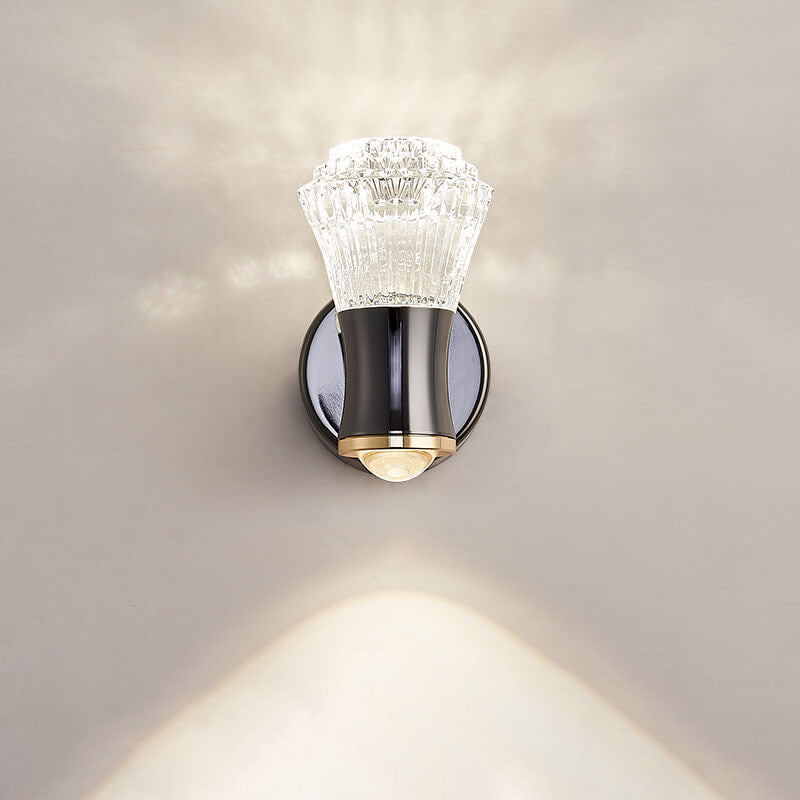 مصباح حائط LED بتصميم كرة حديدية إبداعي عصري بجانب السرير 