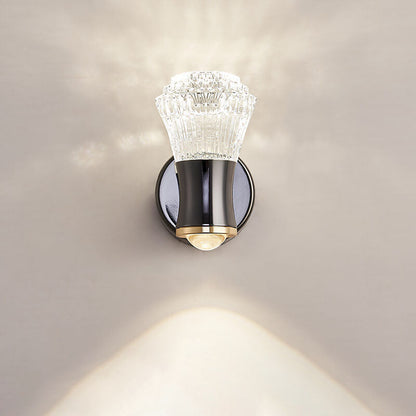 مصباح حائط LED بتصميم كرة حديدية إبداعي عصري بجانب السرير 