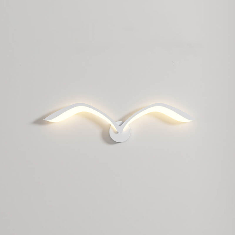 مصباح حائط LED من الأكريليك بتصميم طائر النورس بتصميم بسيط إسكندنافي 