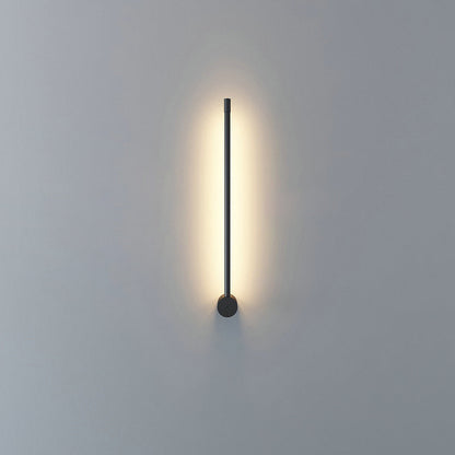 Modern Minimalist Aluminum Straigh Line LED Wall Sconce Lamp For Living Room