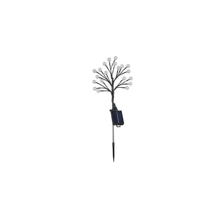Solar Modern Simple ABS Crystal Branch Outdoor LED Decorative Ground Plug Light
