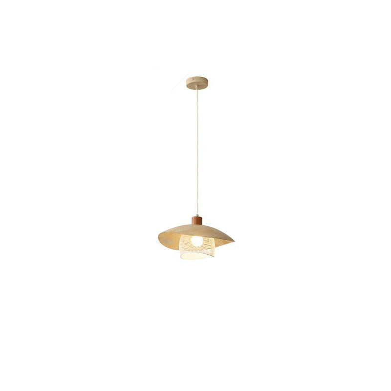 Contemporary Nordic Dome Iron Mesh Shade 1-Light Pendant Light For Living Room
