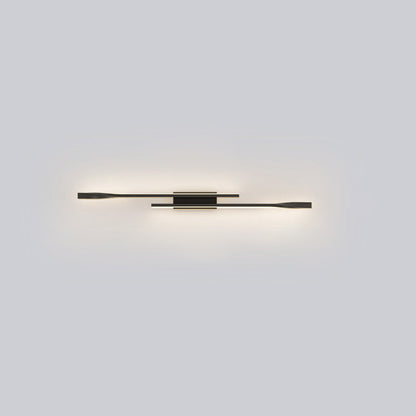 مصباح حائط LED من السيليكون بخط مستقيم من الألومنيوم بتصميم عصري بسيط لغرفة المعيشة 