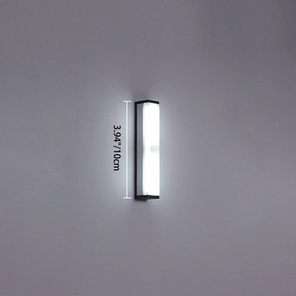 Modern Simplicity Long Cylinder Aluminum Acrylic LED Wall Sconce Lamp For Living Room