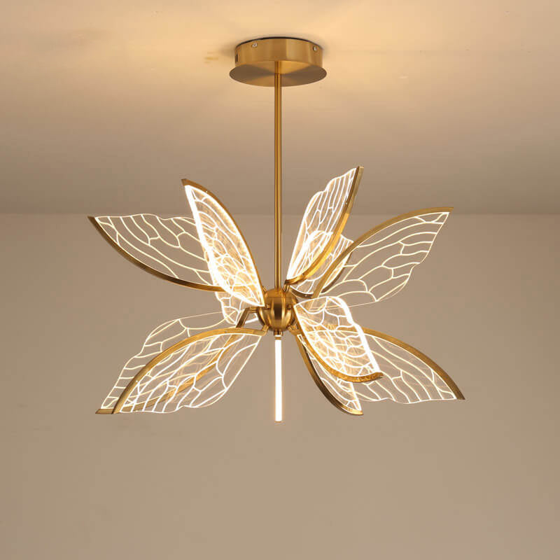 Modern Acrylic Creative Butterfly Wings Design 12/16-Light LED Chandelier