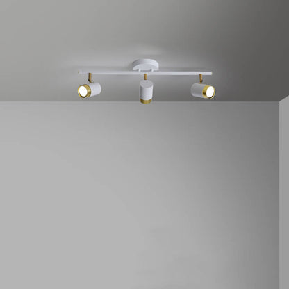 Modern Creative Acrylic Track Spotlight LED Semi-Flush Mount Ceiling Light