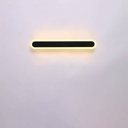 Modern Minimalist Long Bar Iron Acrylic LED Wall Sconce Lamp