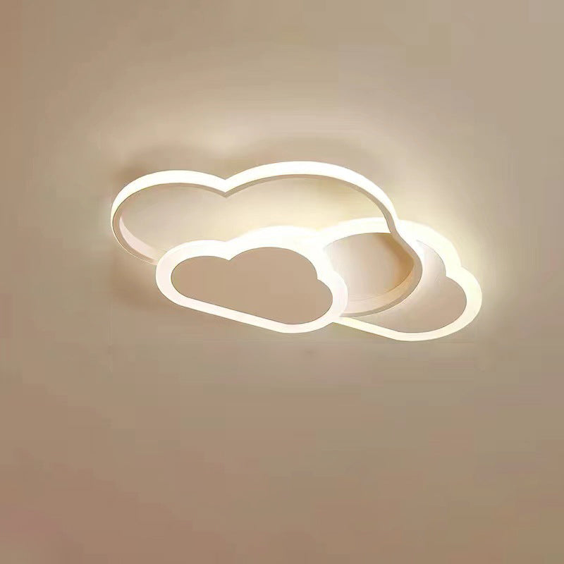 Creative Color Cloud Aluminum LED Flush Mount Ceiling Light