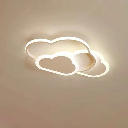 Creative Color Cloud Aluminum LED Flush Mount Ceiling Light