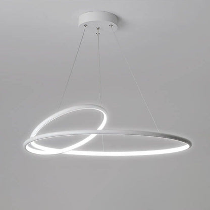 Modern Minimalist Round Iron LED Chandelier