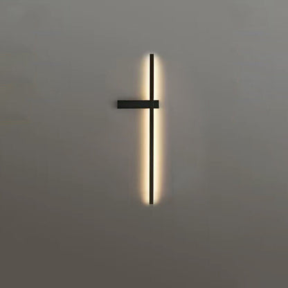 مصباح حائط LED بتصميم عصري بسيط من الحديد والألومنيوم والسيليكا لغرفة النوم 