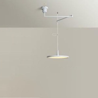 Modern Minimalist Hardware Aluminum Flying Saucer LED Pendant Light For Dining Room