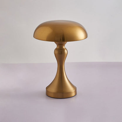 Modern Art Deco Mushroom Acrylic Iron LED Table Lamp For Bedroom