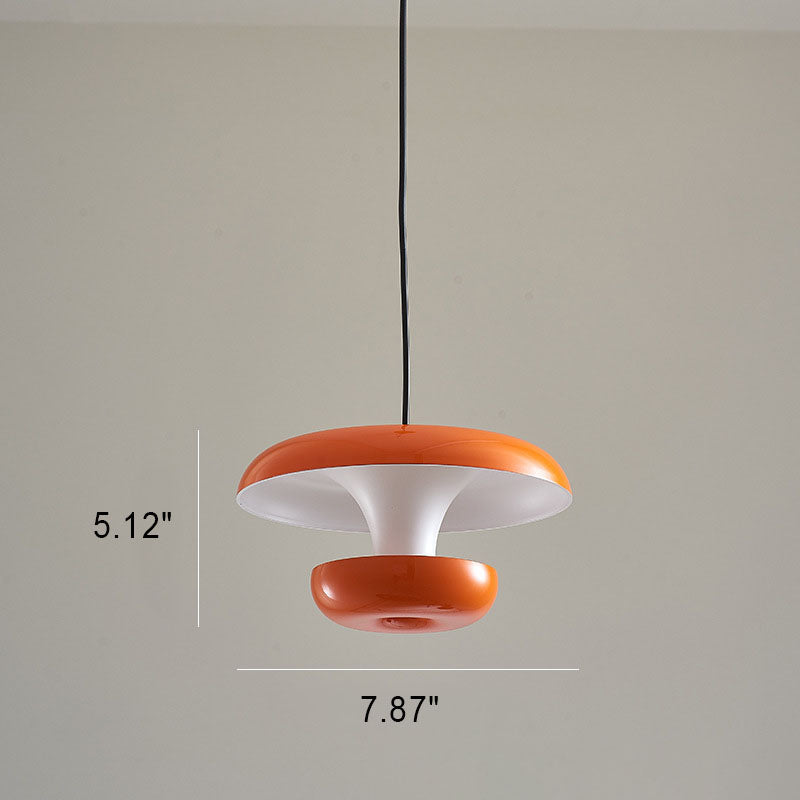 Modern Minimalist Solid Color Jellyfish Iron LED Pendant Light