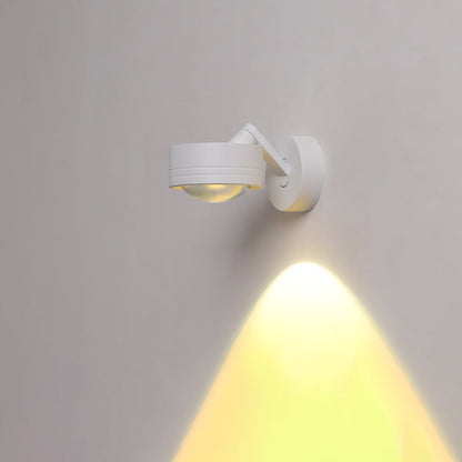 Modern Simplicity Cylinder Aluminum 1-Light Wall Sconce Lamp For Bedroom