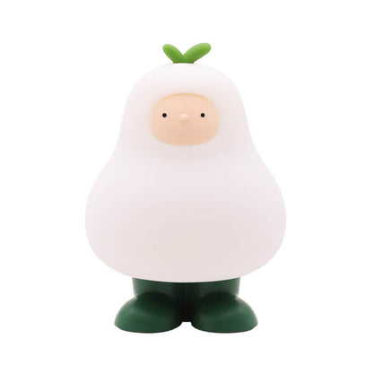 Creative Cartoon Pear Silicone LED Night Light Table Lamp