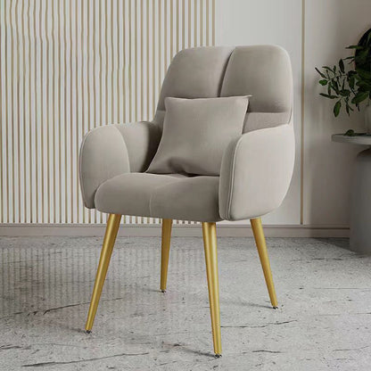 Modern Minimalist Sponge Square Vanity Stool Backrest For Bedroom