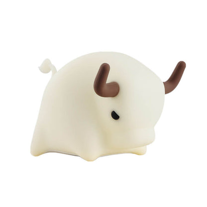 Animal Cow Silicone USB Timer Dimmable LED Night Light Table Lamp