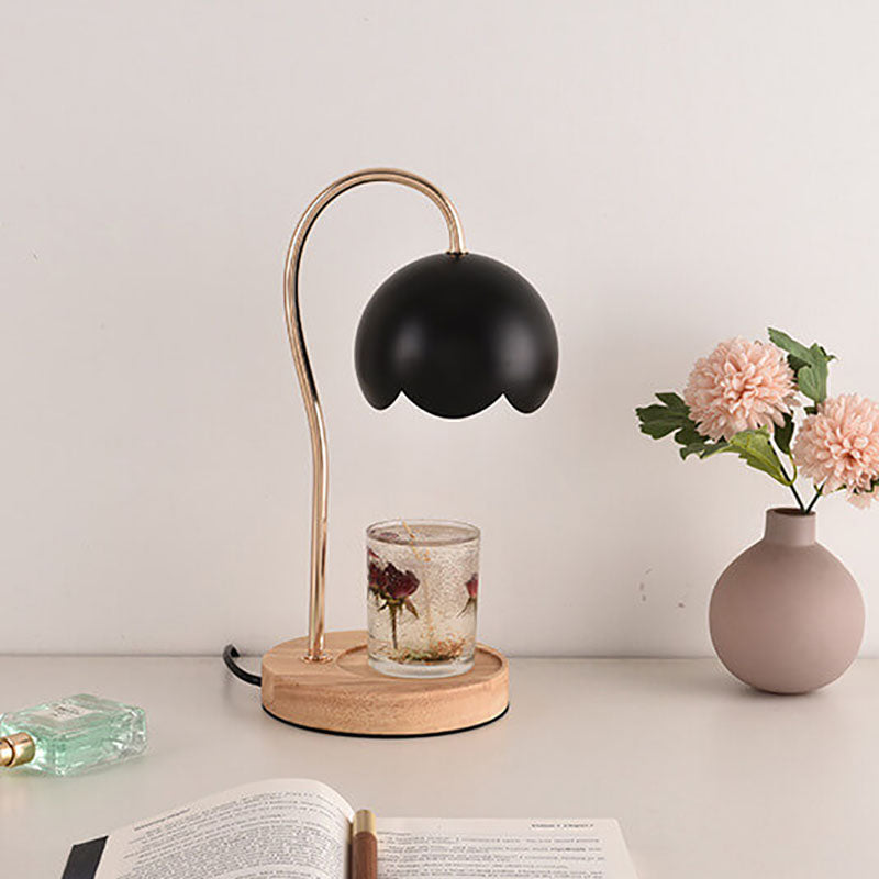 Nordic Rose Dome Dimmable 1-Light Melting Wax Table Lamp