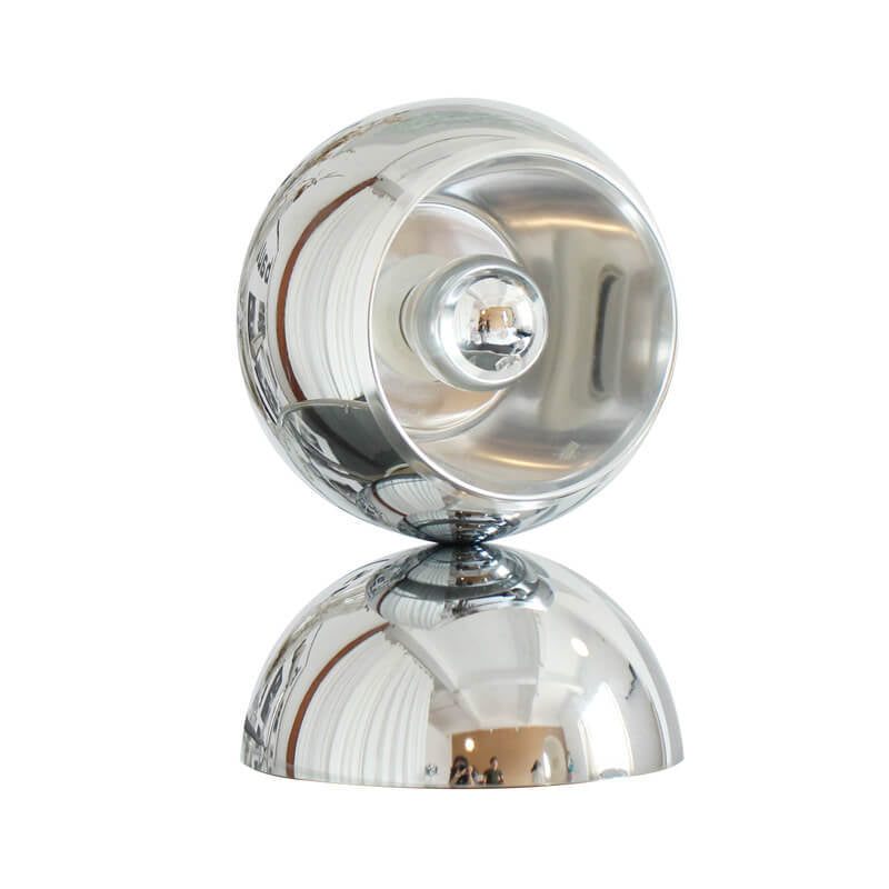 Nordic Minimalist Chrome Metal Orb 1/2/3 Light Table Lamp