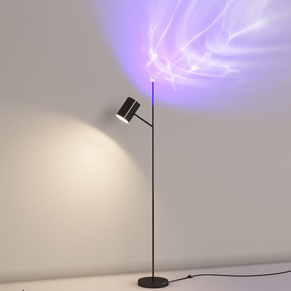 Modern Minimalist Rod Hardware Acrylic LED Standing Floor Lamp