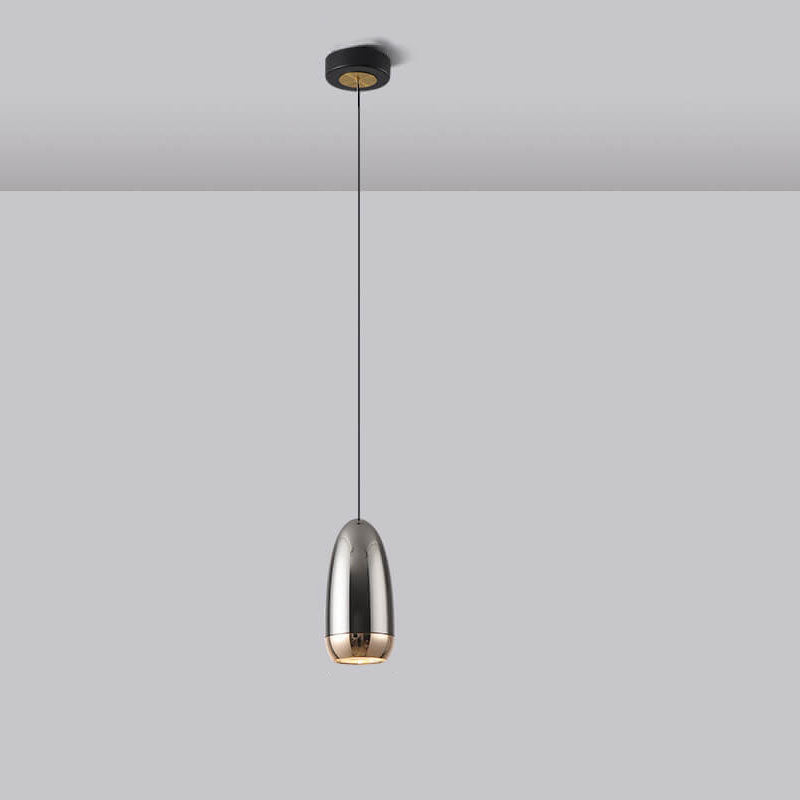 مصباح LED صناعي من الألومنيوم الإبداعي على شكل رصاصة 