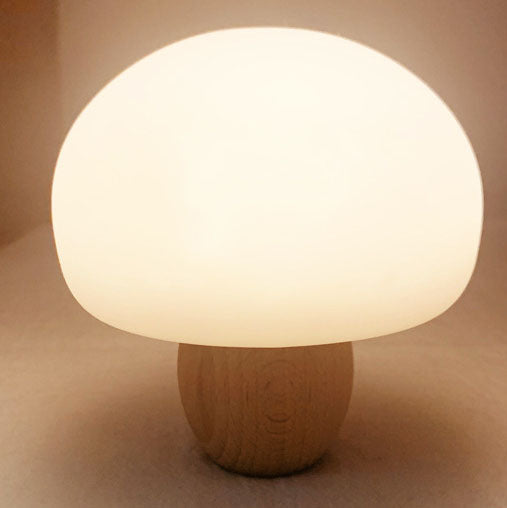 Modern Creative Mushroom Color-changing Log Silicone Pat Night Light Table Lamp