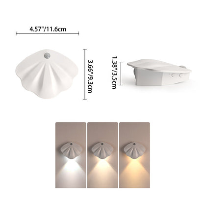 مصباح حائط LED قابل لإعادة الشحن مصنوع من مادة ABS بتصميم عصري وبسيط ومقاوم للماء للاستخدام في الفناء الخارجي