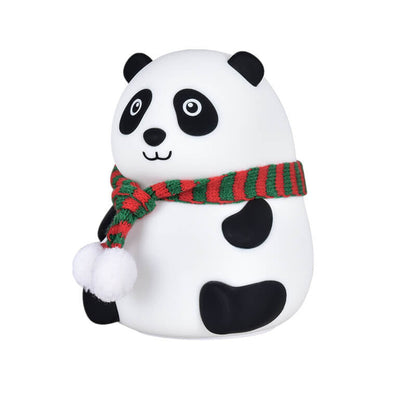 Childlike Cartoon Mini Panda Silicone LED Night Light Table Lamp