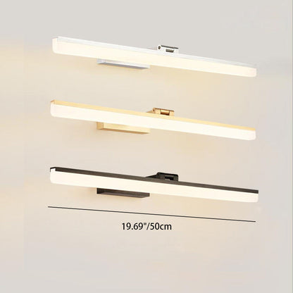 Modern Minimalist Long Aluminium Acrylic LED Vanity Light Wall Sconce Lamp For Bedroom