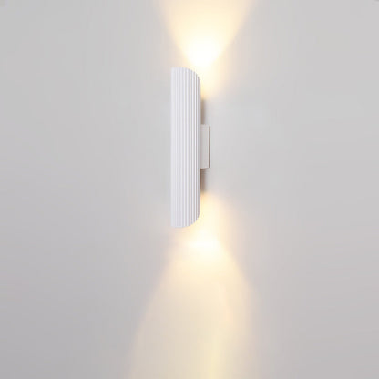 Modern Simplicity Iron Aluminum Roman Column Strip LED Wall Sconce Lamp For Bedside