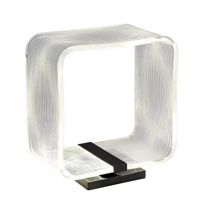 Nordic Square Ring Acrylic LED Decorative Table Lamp