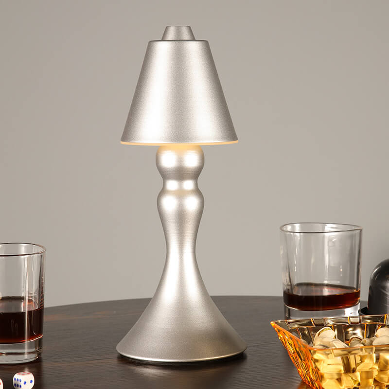Modern Metal Rechargeable LED Table Lamp